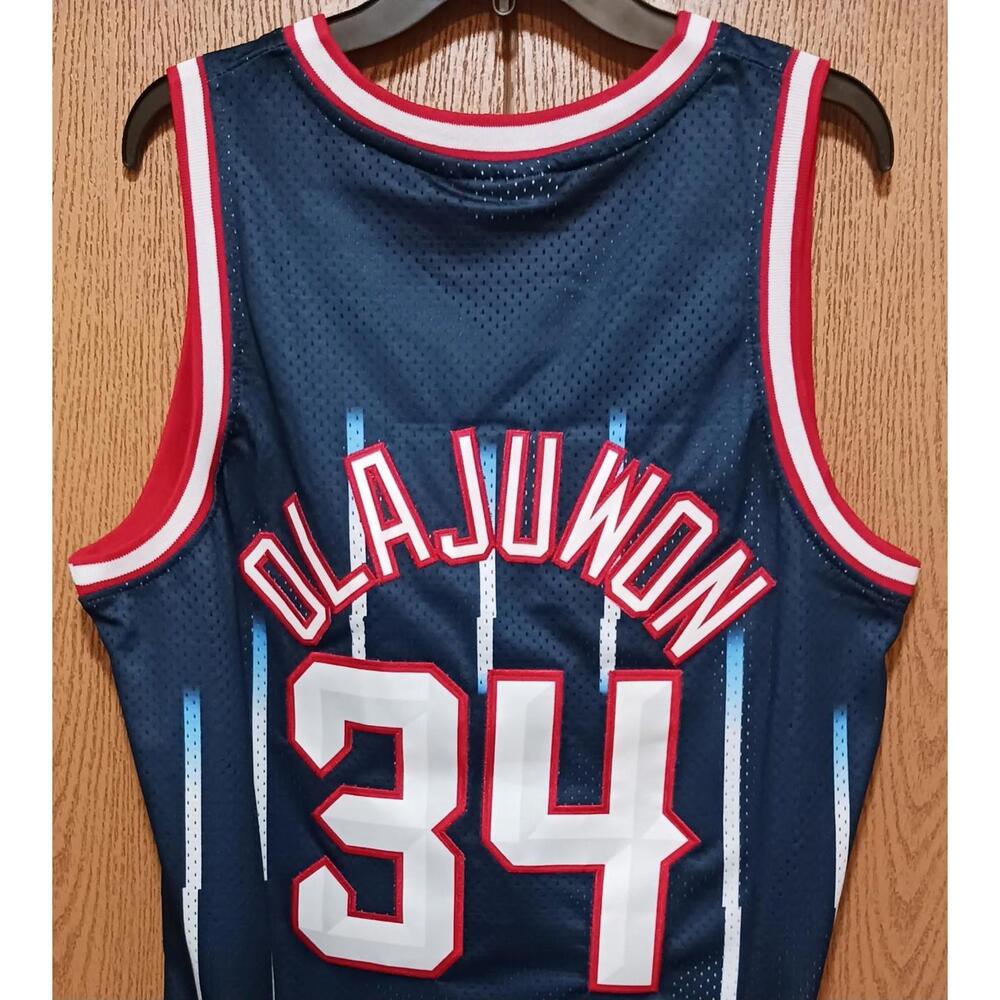 Hakeem Olajuwon (Mitch/Ness)-(Rockets)-(Size:XL)-$100 - Picture 7 of 9